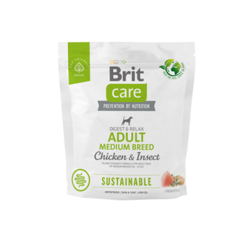 BRIT CARE ΣΚΥΛΟΥ SUSTAINABLE ADULT MEDIUM ΚΟΤΟΠΟΥΛΟ 1kg BRIT CARE ΣΚΥΛΟΥ SUSTAINABLE ADULT MEDIUM ΚΟΤΟΠΟΥΛΟ 1kg